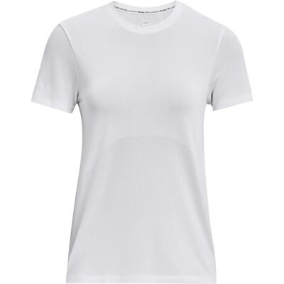 T-shirt à manches courtes Under Armour Seamless Stride pour femme Blanc - T-shirt - Publicité T-shirt à manches courtes Under Armour Seamless Stride pour femme Blanc - T-shirt - Publicité