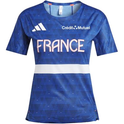 Maillot femme adidas Team France Adizero Bleu XL Female - Publicité Maillot femme adidas Team France Adizero Bleu XL Female - Publicité