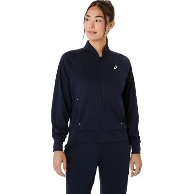 Sweat de tennis Asics Court Warm-Up - Bleu Femmes - Publicité Sweat de tennis Asics Court Warm-Up - Bleu Femmes - Publicité