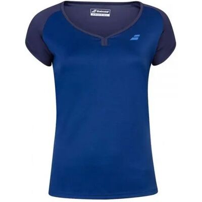 T-shirt Babolat Play Cap - Bleu Marine - T-Shirt - Publicité T-shirt Babolat Play Cap - Bleu Marine - T-Shirt - Publicité