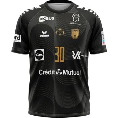 erima Maillot Domicile enfant USDK 2025/26 Noir 12 ans Unisex - Publicité erima Maillot Domicile enfant USDK 2025/26 Noir 12 ans Unisex - Publicité