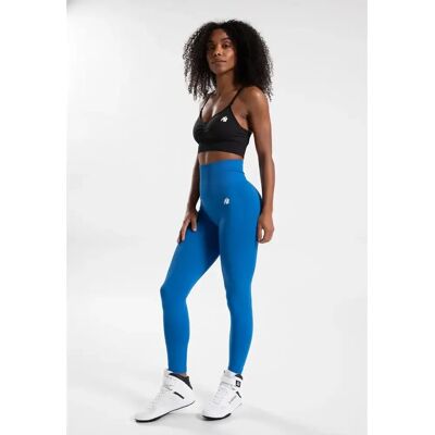 Gorilla Wear Olivia Seamless Leggings - Bleu - XS/S - Publicité Gorilla Wear Olivia Seamless Leggings - Bleu - XS/S - Publicité