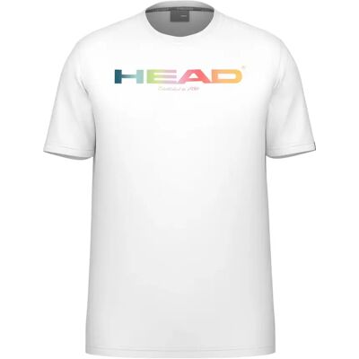 Head Rainbow Hommes Blanc L - T-shirt - Publicité Head Rainbow Hommes Blanc L - T-shirt - Publicité