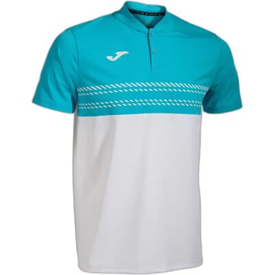 Joma Chemise Polo Weiss - Tennis Padel Respirante - Publicité Joma Chemise Polo Weiss - Tennis Padel Respirante - Publicité