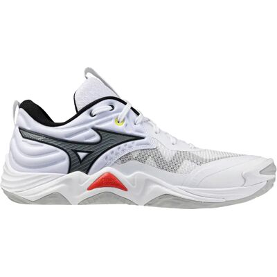 Chaussures indoor Mizuno Wave Momentum Elite Blanc 47 Male - Publicité Chaussures indoor Mizuno Wave Momentum Elite Blanc 47 Male - Publicité