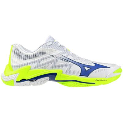 Chaussures indoor Mizuno Wave Lightning Elite Blanc 40,5 Male - Publicité Chaussures indoor Mizuno Wave Lightning Elite Blanc 40,5 Male - Publicité
