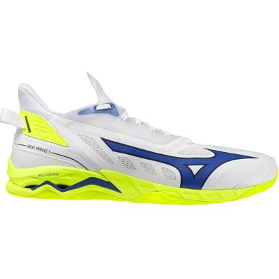 Chaussures indoor Mizuno Wave Mirage Blanc 42,5 Male - Publicité Chaussures indoor Mizuno Wave Mirage Blanc 42,5 Male - Publicité