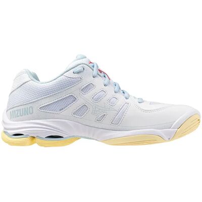 Chaussures indoor femme Mizuno Wave Voltage Blanc 38,5 Female - Publicité Chaussures indoor femme Mizuno Wave Voltage Blanc 38,5 Female - Publicité