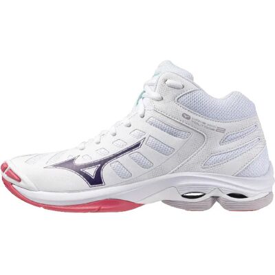 Chaussures indoor femme Mizuno Wave Voltage Mid Blanc 42,5 Female - Publicité Chaussures indoor femme Mizuno Wave Voltage Mid Blanc 42,5 Female - Publicité