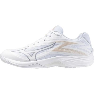 Mizuno Thunder Blade Z Blanc - Chaussures Stables - Publicité Mizuno Thunder Blade Z Blanc - Chaussures Stables - Publicité