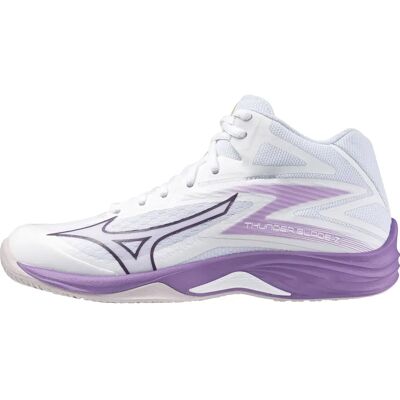 Chaussures indoor femme Mizuno Thunder Blade Z Mid Blanc 42 Female - Publicité Chaussures indoor femme Mizuno Thunder Blade Z Mid Blanc 42 Female - Publicité