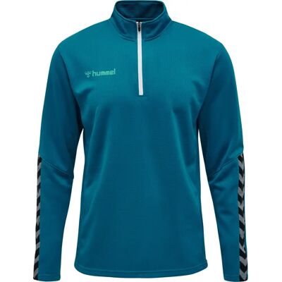 Sweatshirt Hummel demi-zip hmlAUTHENTIC Bleu S Male - Publicité Sweatshirt Hummel demi-zip hmlAUTHENTIC Bleu S Male - Publicité