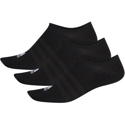 Chaussettes adidas No-Show 3 Pairs Noir 34/36 Unisex - Publicité Chaussettes adidas No-Show 3 Pairs Noir 34/36 Unisex - Publicité