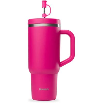 Gobelet isotherme Qwetch Rose 900 ml Unisex - Publicité Gobelet isotherme Qwetch Rose 900 ml Unisex - Publicité