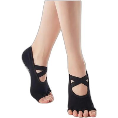 Onamaste Chaussettes Yoga Femmes Noires - Antidérapantes, Évacuent l'humidité - Chaussettes Yoga - Publicité Onamaste Chaussettes Yoga Femmes Noires - Antidérapantes, Évacuent l'humidité - Chaussettes Yoga - Publicité