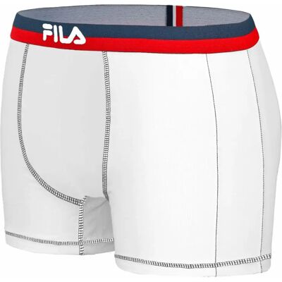 Boxer coton Fila FU5020 Blanc L Male - Publicité Boxer coton Fila FU5020 Blanc L Male - Publicité