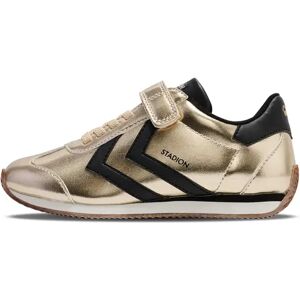 Baskets enfant Hummel Stadion Metallic Doré 27 Unisex - Publicité Baskets enfant Hummel Stadion Metallic Doré 27 Unisex - Publicité