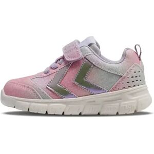 Baskets enfant Hummel Crosslite Glitter Rose 29 Unisex - Publicité Baskets enfant Hummel Crosslite Glitter Rose 29 Unisex - Publicité