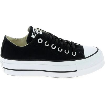 Chaussures plateforme noires Converse – Femme – Baskets décontractées - Publicité Chaussures plateforme noires Converse – Femme – Baskets décontractées - Publicité