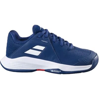 Chaussures de tennis performant enfant Babolat Propulse 3 AC Bleu 31 Male - Publicité Chaussures de tennis performant enfant Babolat Propulse 3 AC Bleu 31 Male - Publicité