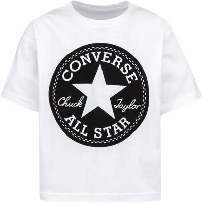 T-shirt fille Converse Sig Chuck Patch Boxy Blanc 12/13 ans Female - Publicité T-shirt fille Converse Sig Chuck Patch Boxy Blanc 12/13 ans Female - Publicité