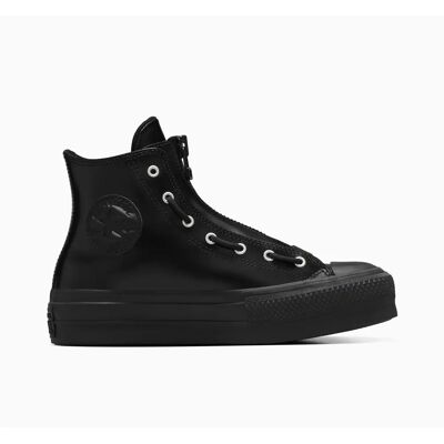 Baskets en cuir femme Converse Chuck Taylor All Star Lift Platform Noir 36 Female - Publicité Baskets en cuir femme Converse Chuck Taylor All Star Lift Platform Noir 36 Female - Publicité