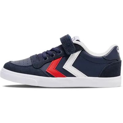 Baskets enfant Hummel Slimmer Stadil Leather Low Bleu 35 Unisex - Publicité Baskets enfant Hummel Slimmer Stadil Leather Low Bleu 35 Unisex - Publicité