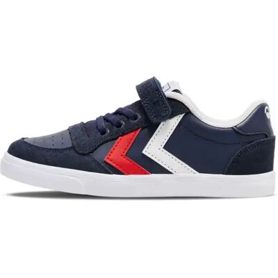 Baskets en cuir enfant Hummel Slimmer Stadil Low Bleu 34 Unisex - Publicité Baskets en cuir enfant Hummel Slimmer Stadil Low Bleu 34 Unisex - Publicité