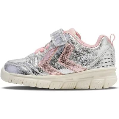 Baskets enfant Hummel Crosslite Glitter Argenté 29 Unisex - Publicité Baskets enfant Hummel Crosslite Glitter Argenté 29 Unisex - Publicité