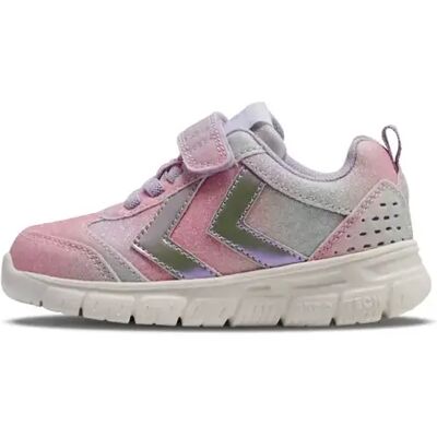 Baskets enfant Hummel Crosslite Glitter Rose 30 Unisex - Publicité Baskets enfant Hummel Crosslite Glitter Rose 30 Unisex - Publicité