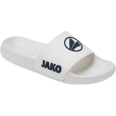 Claquettes Jako Jakolette Blanc 45 Unisex - Publicité Claquettes Jako Jakolette Blanc 45 Unisex - Publicité