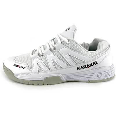 Chaussures de tennis Karakal KF ProLite Blanc 45 Male - Publicité Chaussures de tennis Karakal KF ProLite Blanc 45 Male - Publicité