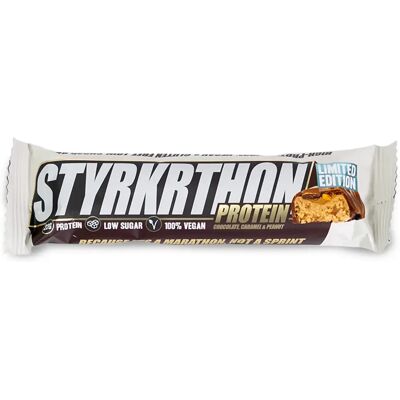 Complément alimentaire caramel, cacahuètes et chocolat Styrkr Pro20 Blanc TU Unisex - Publicité Complément alimentaire caramel, cacahuètes et chocolat Styrkr Pro20 Blanc TU Unisex - Publicité