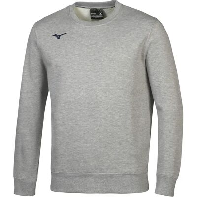 Sweat Mizuno terry crew Gris S Unisex - Publicité Sweat Mizuno terry crew Gris S Unisex - Publicité