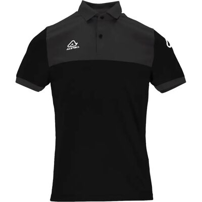 Polo Acerbis Harpaston Noir S Unisex - Publicité Polo Acerbis Harpaston Noir S Unisex - Publicité