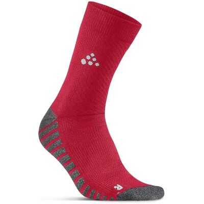 Chaussettes mi-longues antidérapantes Craft Progress Rouge 28/30 Unisex - Publicité Chaussettes mi-longues antidérapantes Craft Progress Rouge 28/30 Unisex - Publicité