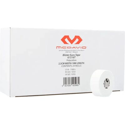 Ruban adhésif Eurotape McDavid - 24 rouleaux, 2,5cm x 10m - Sport & Santé - Publicité Ruban adhésif Eurotape McDavid - 24 rouleaux, 2,5cm x 10m - Sport & Santé - Publicité