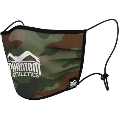 Masque facial Phantom Athletics Tactic Vert S/M Unisex - Publicité Masque facial Phantom Athletics Tactic Vert S/M Unisex - Publicité