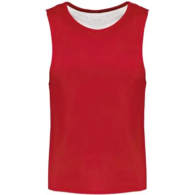 Chasuble réversible Proact Rouge S/M Unisex - Publicité Chasuble réversible Proact Rouge S/M Unisex - Publicité