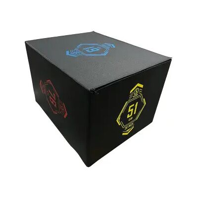 Box de pliométrie Sporti Noir TU Unisex - Publicité Box de pliométrie Sporti Noir TU Unisex - Publicité