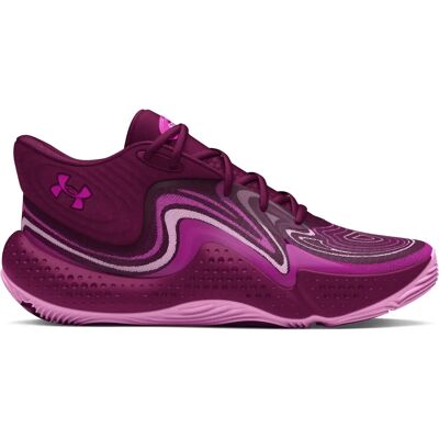 Chaussures de basketball mi-montante Under Armour Spawn 6 Violet 46 Unisex - Publicité Chaussures de basketball mi-montante Under Armour Spawn 6 Violet 46 Unisex - Publicité