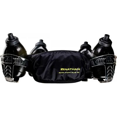 Ceinture porte-gourdes Nathan Quick Start Plus 40 (1,2L) Noir TU Unisex - Publicité Ceinture porte-gourdes Nathan Quick Start Plus 40 (1,2L) Noir TU Unisex - Publicité