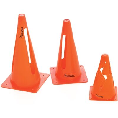 Cône d'entraînement pliables Precision (x4) Orange 38 cm Unisex - Publicité Cône d'entraînement pliables Precision (x4) Orange 38 cm Unisex - Publicité