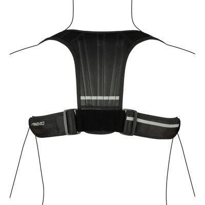 Correcteur de posture et d'épaules réglable Avento Noir TU Unisex - Publicité Correcteur de posture et d'épaules réglable Avento Noir TU Unisex - Publicité