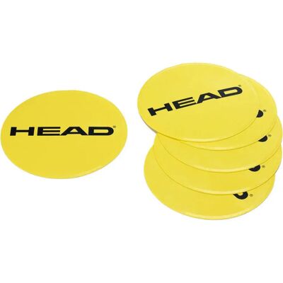 Cible Head (x6) Jaune TU Unisex - Publicité Cible Head (x6) Jaune TU Unisex - Publicité