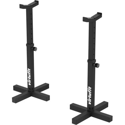 Appareil de musculation support pour haltères VirtuFit Noir 50x50x95 cm Unisex - Publicité Appareil de musculation support pour haltères VirtuFit Noir 50x50x95 cm Unisex - Publicité