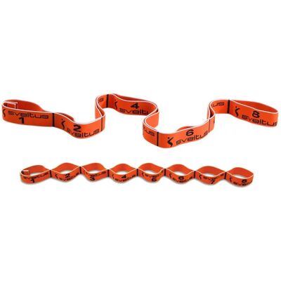 Sveltus Elastiband - Bande d'entraînement orange 7 kg - Bande de résistance - Publicité Sveltus Elastiband - Bande d'entraînement orange 7 kg - Bande de résistance - Publicité
