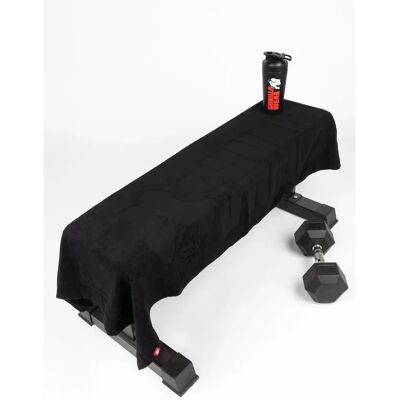 Serviette Gorilla Wear Noir L Unisex - Publicité Serviette Gorilla Wear Noir L Unisex - Publicité