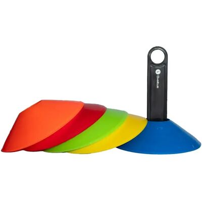 Kit de 20 cônes d'entraînement Sveltus Multicolore TU Unisex - Publicité Kit de 20 cônes d'entraînement Sveltus Multicolore TU Unisex - Publicité