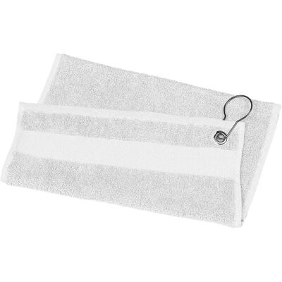 Serviette de Golf coton Proact Blanc TU Unisex - Publicité Serviette de Golf coton Proact Blanc TU Unisex - Publicité